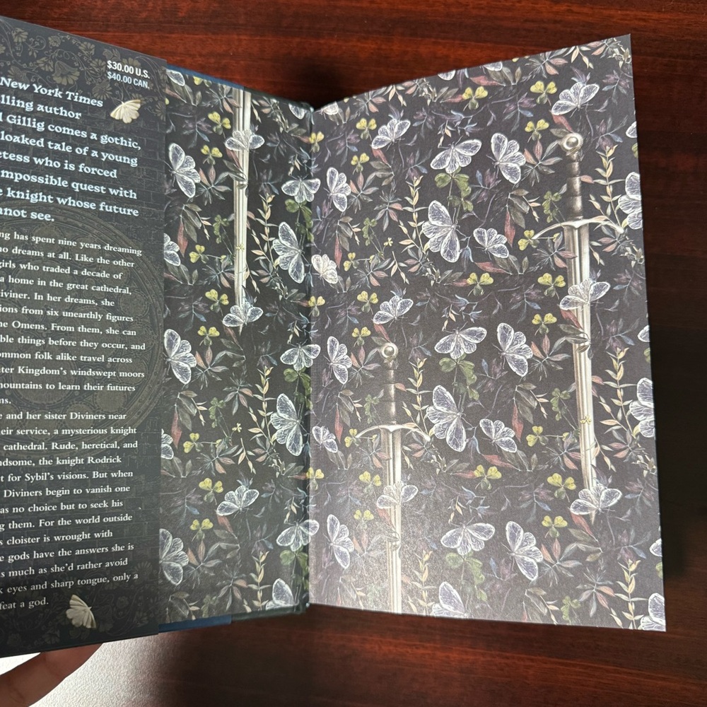 The Knight and the Moth by Rachel Gillig. Barnes & Noble exclusive sprayed edges - Picture 2 of 4